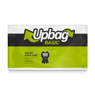 Saco para Lixo Basic Up Bag Branco 240L 50UN