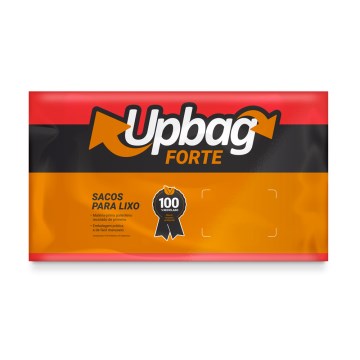 Saco para Lixo Forte Up Bag Vermelho 240L 50UN