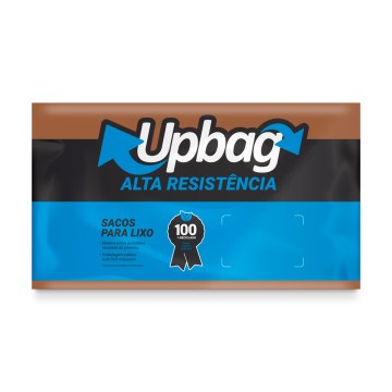 Saco para Lixo Alta Resist Up Bag ABNT Marrom 200L 50UN