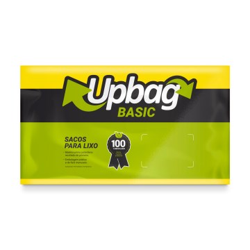 Saco para Lixo Basic Up Bag Amarelo 200L 50UN