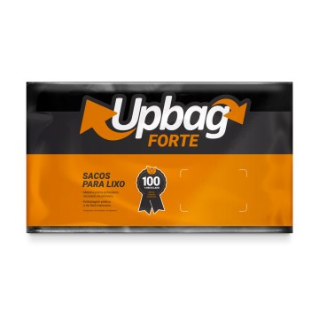 Saco para Lixo Forte Up Bag Preto 200L 50UN