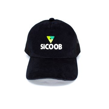Boné Trucker Suede Sicoob PCT 10un