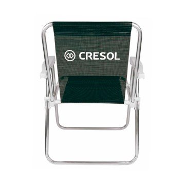 Cadeira de Praia Cresol Preta CX 6UN