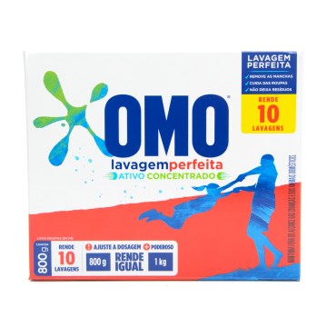 Sabão em Pó Omo Lavagem Perfeita 800g