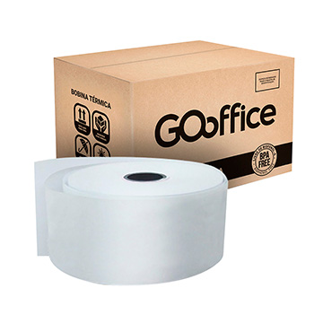 Bobina Térmica Go Office BPA Free 76mmx365m 48g CX 4UN