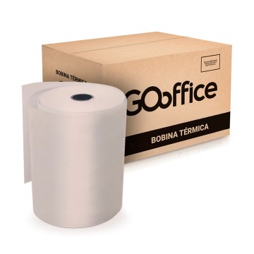 Bobina Térmica Go Office Cotepe 80mmx40m CX 20UN