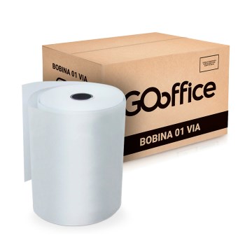 Bobina de Papel Go Office para Calculadora 76mmx30m CX 20UN