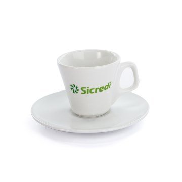 Conjunto de Xícara Sicredi Café Expresso 80ml CX 12UN