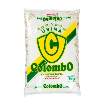 Açúcar Cristal Colombo 1kg