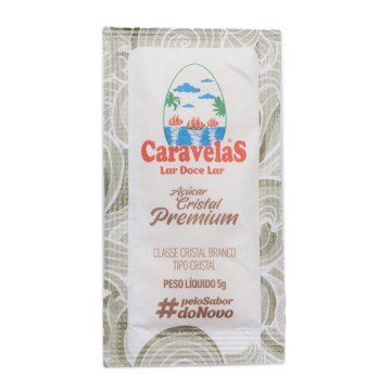 Açúcar Cristal Caravelas Sachê CX 400UN