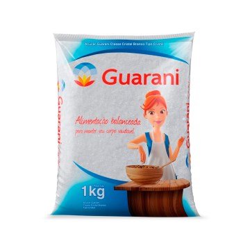 Açúcar Cristal Guarani PCT 1kg