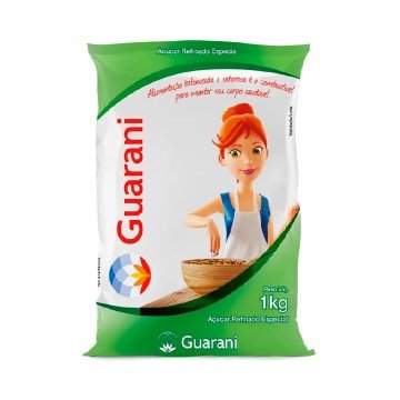 Açúcar Refinado Guarani PCT 1kg