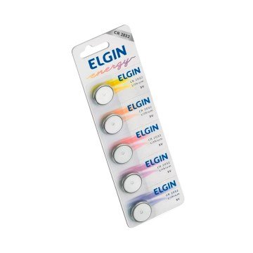 Bateria de Lithium 3V CR2032 Elgin Blister 5UN