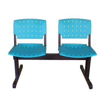 Cadeira Longarina Stiloflex 2 Lugares Verde