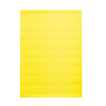 Etiqueta Papel 3x3cm Amarela 90g PCT 100fls