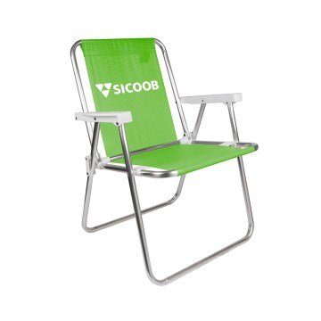 Cadeira de Praia em Alumínio Sicoob CX 6UN