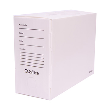 Arquivo Morto Go Office 350x135x245mm Branco 10UN