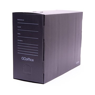 Arquivo Morto Go Office 350x135x245mm Preto 10UN