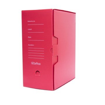 Arquivo Morto Go Office 380x175x300mm Vermelho 10UN