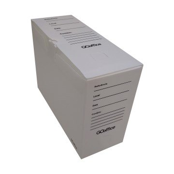 Arquivo Morto Go Office 392x185x300mm Branco 10UN