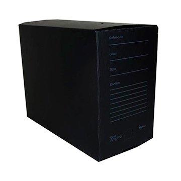 Arquivo Morto Go Office 380x175x300mm Preto 10UN