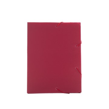 Pasta Aba e Elástico Go Office 20mm Vermelho Mini Ofício