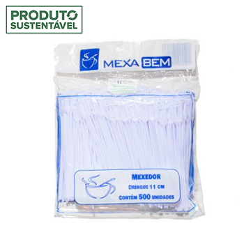 Mexedor de Café Mexa Bem Biodeg 11cm PCT 500UN