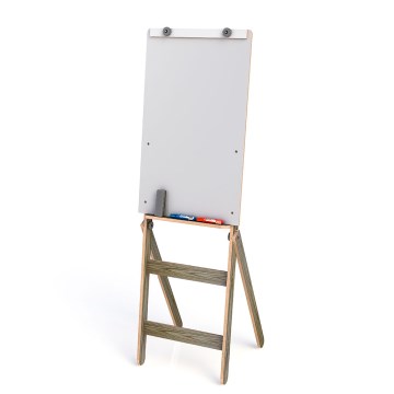 Flip Chart Go Office MDF Superfície U.V Branco 90X67cm