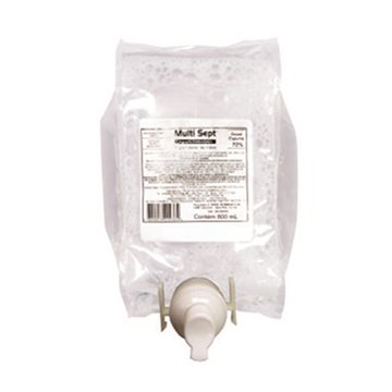 Álcool Espuma 70° Trilha Multi Sept 800ml