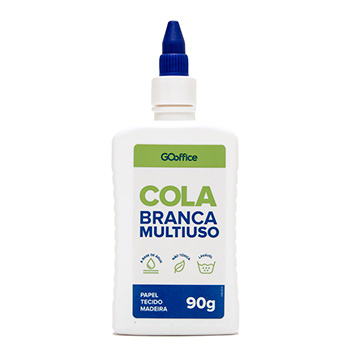 Cola Líquida Branca Go Office 90g