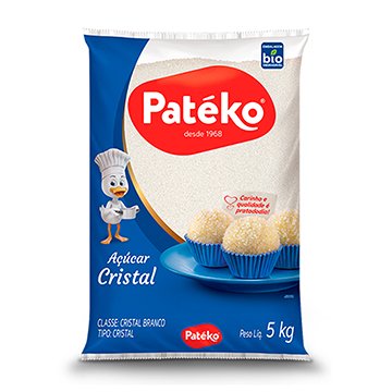 Açúcar Cristal Patéko 5kg