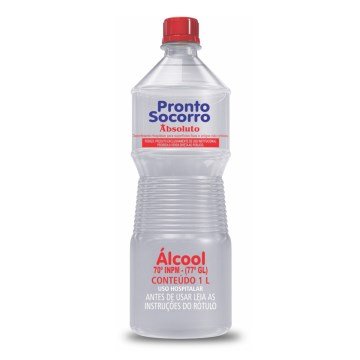Álcool Líquido 70° INPM Pronto Socorro FR 1L