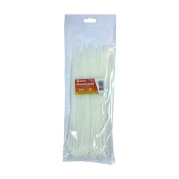 Abraçadeira de Nylon BRW 200x3,5mm Branco PCT  100UN