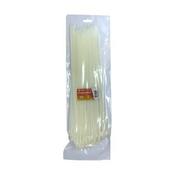 Abracadeira de Nylon BRW 300x3,5mm  Branco PCT 100UN
