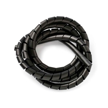 Organizador de Cabos e Fios BRW 12mmx1,5m Preto