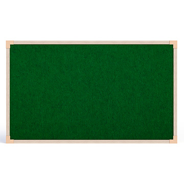 Quadro Avisos Go Office Superfície Feltro 100x80cm Madeira