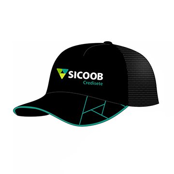 Boné Trucker Brim Sicoob Credisete PCT 10UN