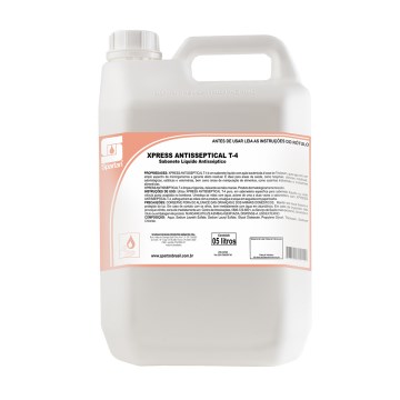Sabonete Líquido Spartan T4 Antisséptico Triclosan 5L