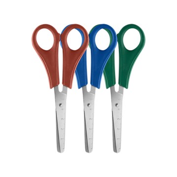 Tesoura Escolar BRW 13cm Ponta Arredondada