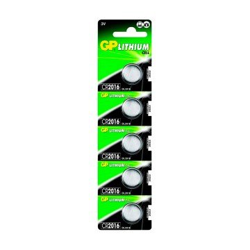 Bateria de Lítio Gp Batteries 3V CR2016-C5 5UN