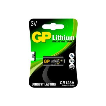 Bateria de Lítio Gp Batteries 3V CR123A-C1
