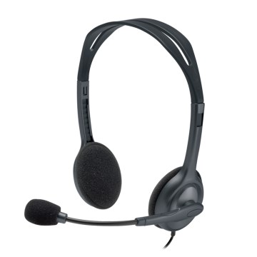 Headset P2 Logitech H111 Haste Flexível 2,35m