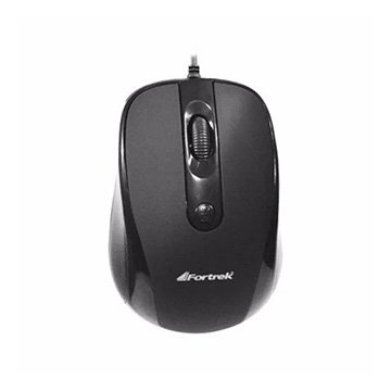 Mouse USB Fortrek OML-101 800 DPI Preto