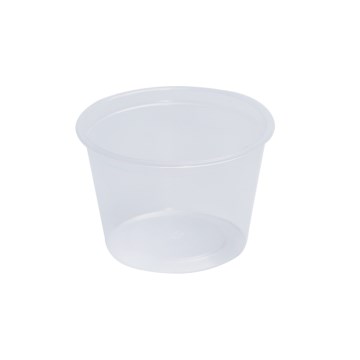 Pote Descartável PP Transparente 200ml PCT 50UN