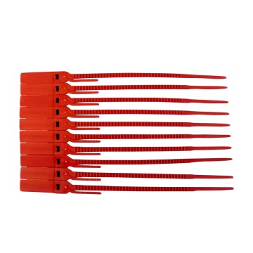 Lacre Escada Vermelho 16,8cm AF Num. Sequencial PCT 100UN