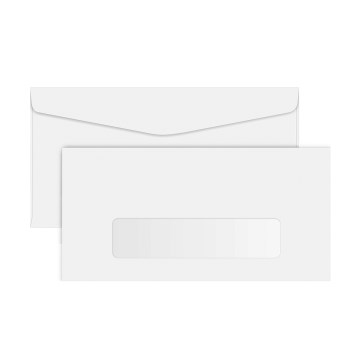 Envelope Ofício com Janela Foroni Offset 114x229mm CX 1000UN
