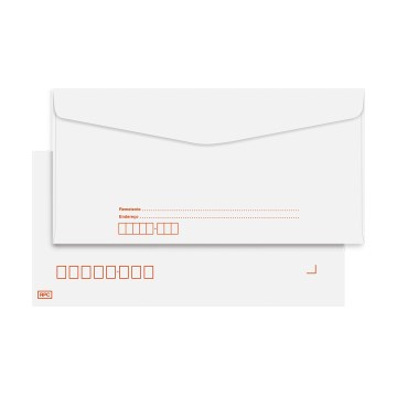 Envelope Ofício Foroni Offset RPC Branco 114x229mm PCT 100UN