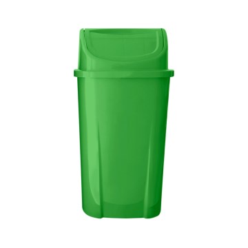 Lixeira Plástica Verde Basculante 60L
