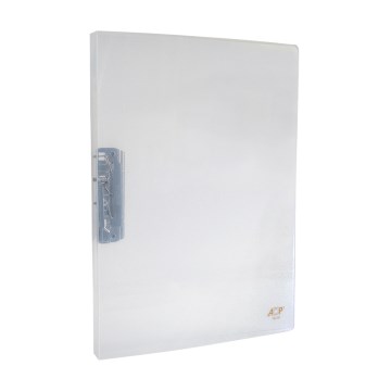 Pasta com Prendedor Clip File ACP 335x242x10mm Cristal PP