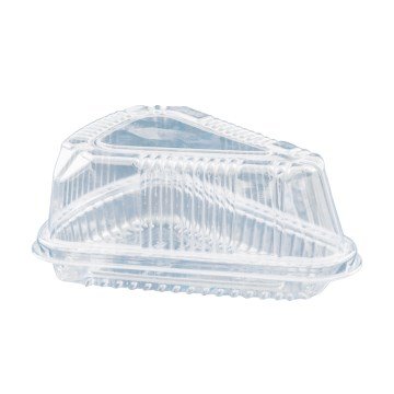 Embalagem Plástica Pet Sanpack Fatia de Bolo 100UN